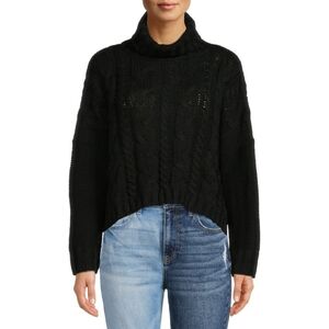 love tree - chunky cable knit turtleneck sweater